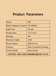 Đèn trang trí 1pc 3 chế độ màu - Nhiều màu - Xem 8