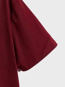 Manfinity Homme Men Reflective Floral & Letter Graphic Tee