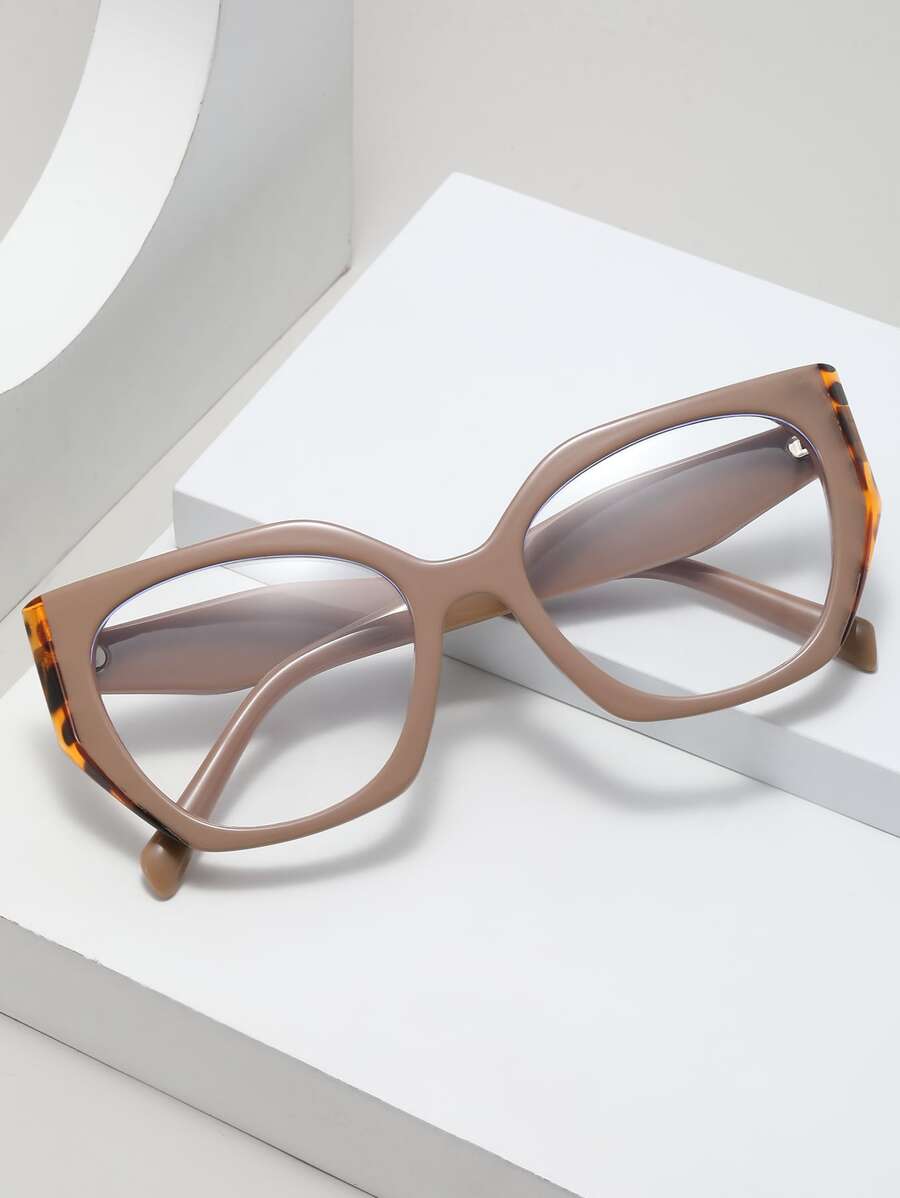 眼镜 透明眼镜配件 - 棕色 - 查看 1