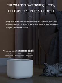 1pc 1.5L Pet Water Dispenser - Multicolor - View 6