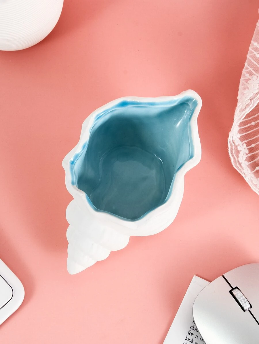 1pc Conch Shaped Home Ashtray - Multicolor - View 1