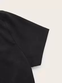 SHEIN ICON Solid Crop Shrug Top