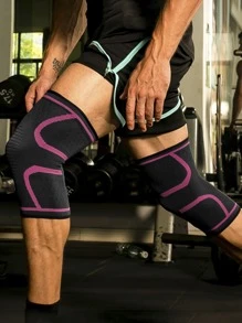 1PC Fitness Exercise Knee Support For Men Women Indoor Outdoor Workout Knee Pads. - Black - View 5