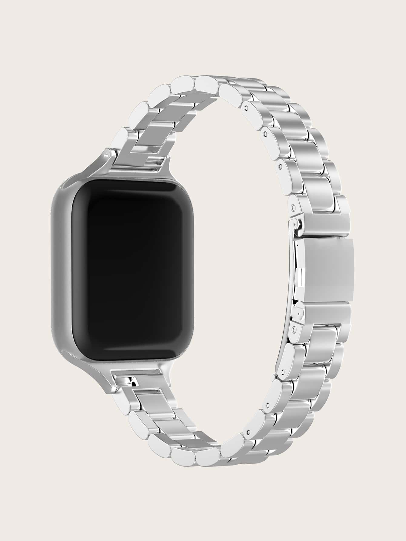 Stainless Steel Watchband Compatible With Apple Watch