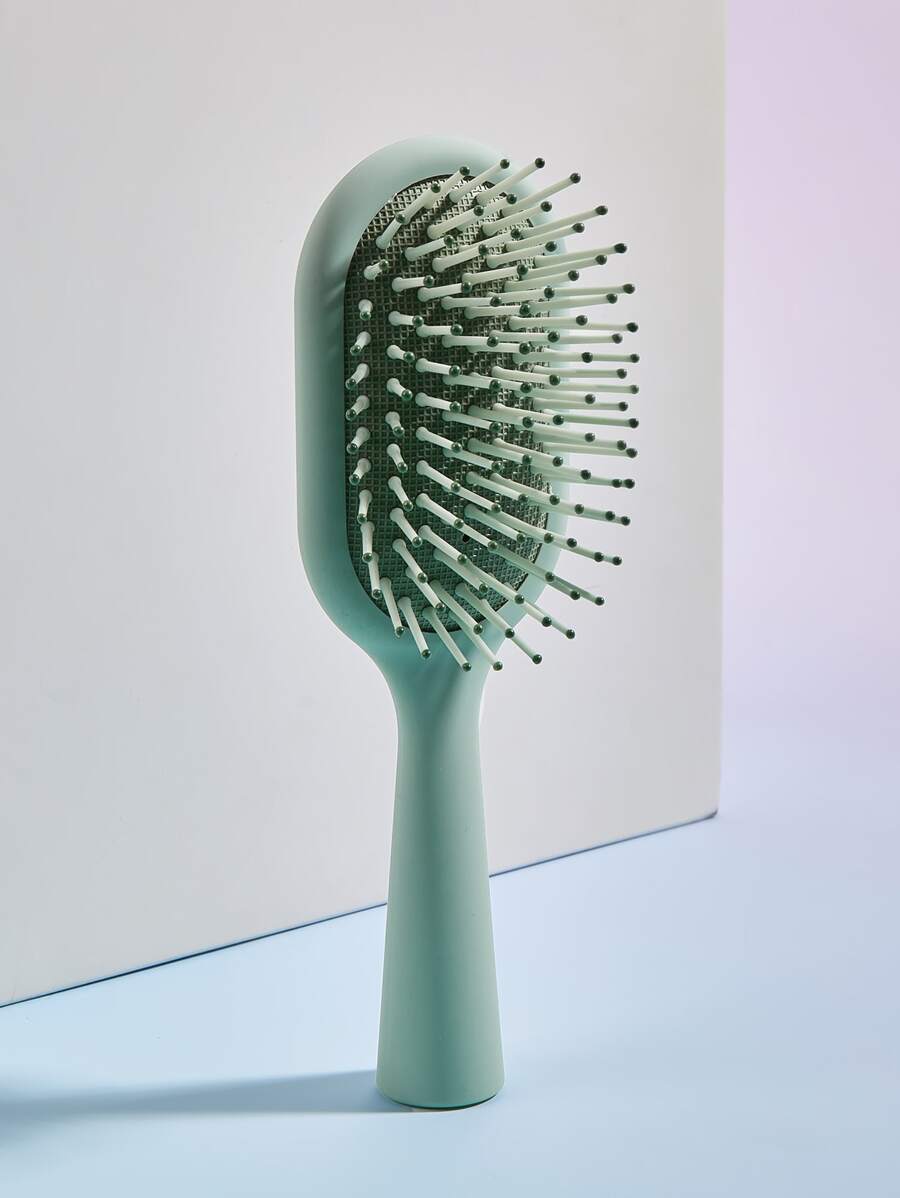 1入組素色氣墊梳 - 綠色 - 查看 1