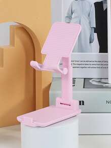 Giá đỡ điện thoại để bàn có thể thu vào màu rắn - Hồng - Xem 3