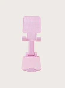 Giá đỡ điện thoại để bàn có thể thu vào màu rắn - Hồng - Xem 2