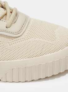 Zapatillas de skate con cordón delantero transpirable - Albaricoque - Ver 3