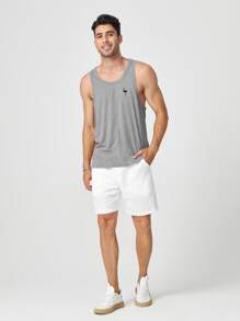 Manfinity BRENVOR Hombres Top tank con estampado de flamenco