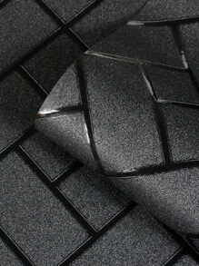 1入組幾何樣式裝飾膜 - 黑色 - 查看 1