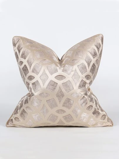 1入現代簡約提花抱枕套，適用於沙發、客廳、臥室、床鋪裝飾，45cm * 45cm（17.7英寸 * 17.7英寸），家居裝飾、房間裝飾、辦公室裝飾（不含抱枕芯）