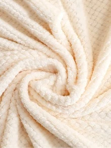 1 件纯色宠物毯 小狗专用狗床 猫床 易于清洁 - 米色 - 查看 5