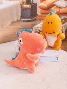 1pc Random Dinosaur Design Pet Plush Toy - Multicolor - View 2