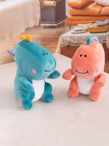 1pc Random Dinosaur Design Pet Plush Toy - Multicolor - View 3