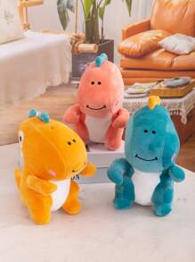 1pc Random Dinosaur Design Pet Plush Toy - Multicolor - View 6