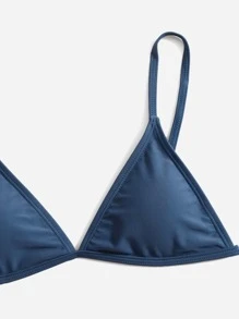 Conjunto de Maiô Bikini Triângulo em Pacote de 3 e Saia de Praia com Estampa Floral para Adolescentes, Praia de Verão