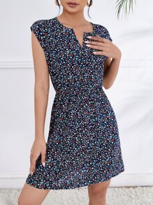 SHEIN 碎花連衣裙 - 彩色 - 查看 4