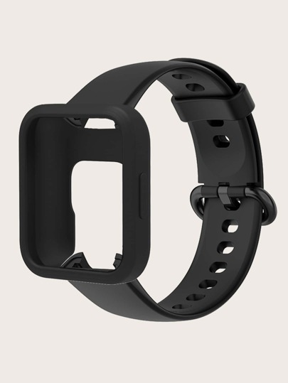 2pcs capa de silicone e alça compatível com Redmi Watch 2 Lite