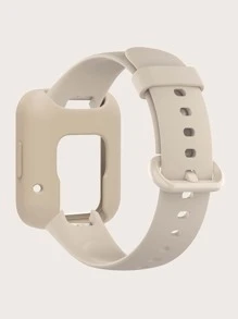 2入組矽膠套和錶帶適用於紅米手錶 2 Lite - 米色 - 查看 5