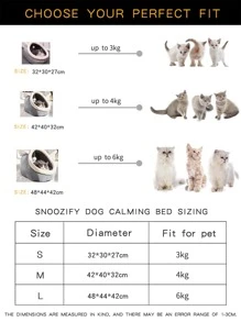 1pc Cartoon Design Pet Bed - Multicolor - View 4