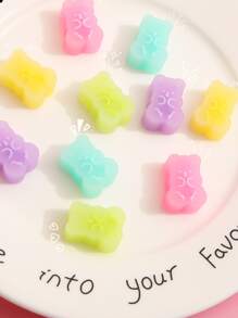 5pcs Bear Shaped Random Eraser - Multicolor - View 4