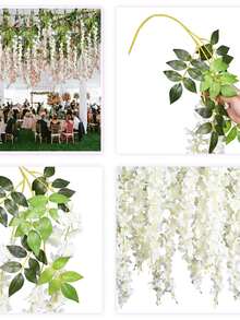 2 piezas Flor artificial Vid - Multicolor - Ver 4