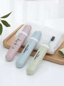 1 件随机颜色牙刷盒浴室装饰秋季装饰