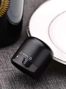 1 pieza Tapón de vino mini - Negro - Ver 2