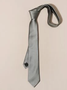 Cà vạt rắn dành cho nam - Xám - Xem 2