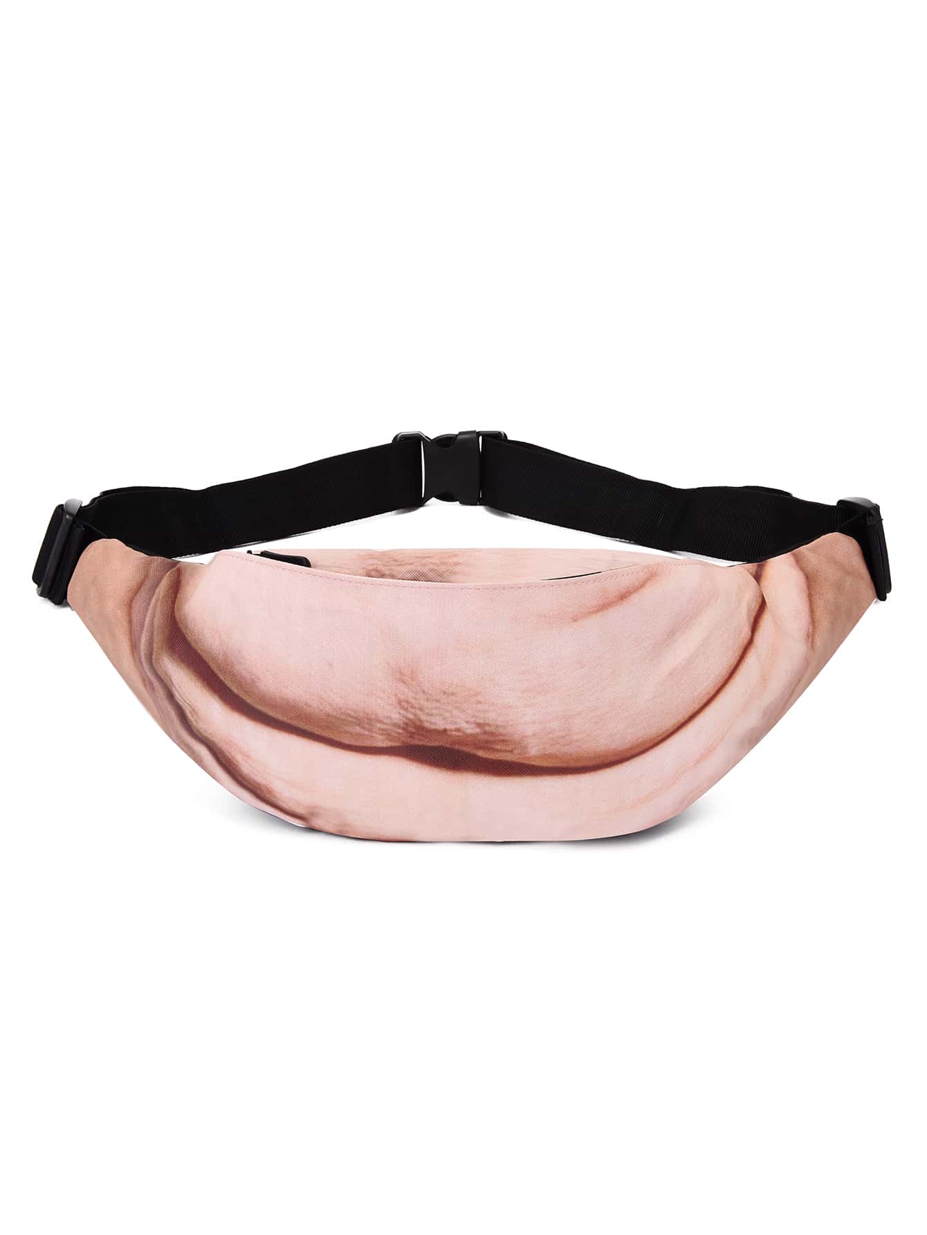 男士肚皮圖案腰包 - 卡其色 - 查看 1