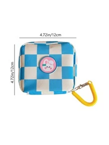 1 cái Túi đựng khăn ăn vệ sinh ngẫu nhiên mẫu kẻ sọc - Nhiều màu - Xem 3