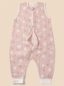 Baby Cartoon Graphic Sleeping Bag - Multicolor - View 11