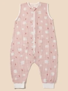 Baby Cartoon Graphic Sleeping Bag - Multicolor - View 8