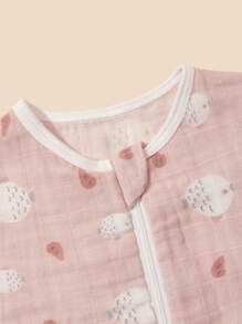 Baby Cartoon Graphic Sleeping Bag - Multicolor - View 9