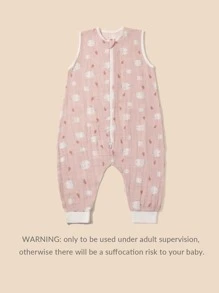 Baby Cartoon Graphic Sleeping Bag - Multicolor - View 14