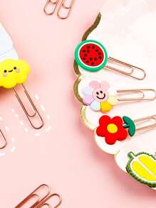 10入組隨機卡通迴紋針 - 彩色 - 查看 4