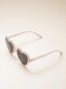 小女童心形框架太陽眼鏡