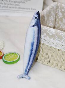 1 pieza Juguete de peluche con diseño de pez, regalo para amantes de perros/gatos y mamá de perros/gatos que ama a sus mascotas - Multicolor - Ver 3