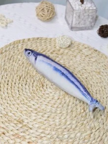 1 pieza Juguete de peluche con diseño de pez, regalo para amantes de perros/gatos y mamá de perros/gatos que ama a sus mascotas - Multicolor - Ver 4