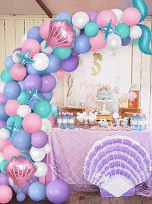 93pcs Mermaid Balloon Garland Kit - Multicolor - View 5