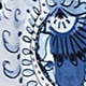 Azul y blanco