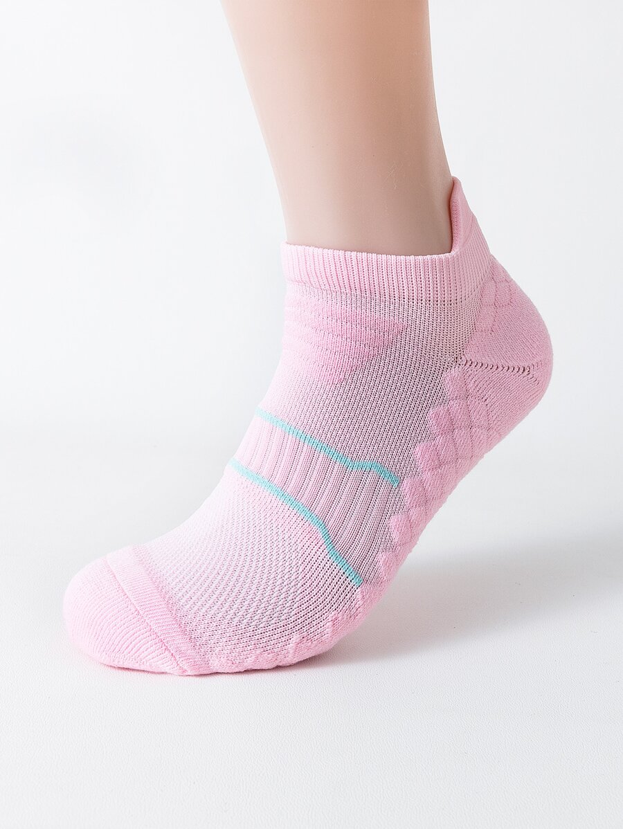 1對集成網眼襪子,毛巾鞋底設計