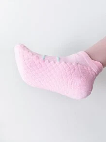 1對集成網眼襪子,毛巾鞋底設計