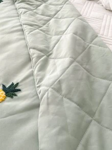 Colcha piña con bordado guateado - Verde - Ver 5