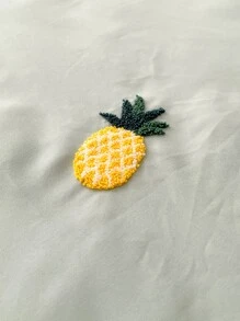 Colcha piña con bordado guateado - Verde - Ver 6