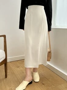 DAZY ハイウェスト ハイスプリット スカート