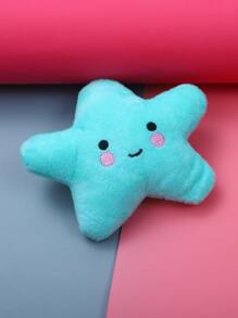 1pc Starfish Design Pet Sound Plush Toy - Baby Blue - View 2