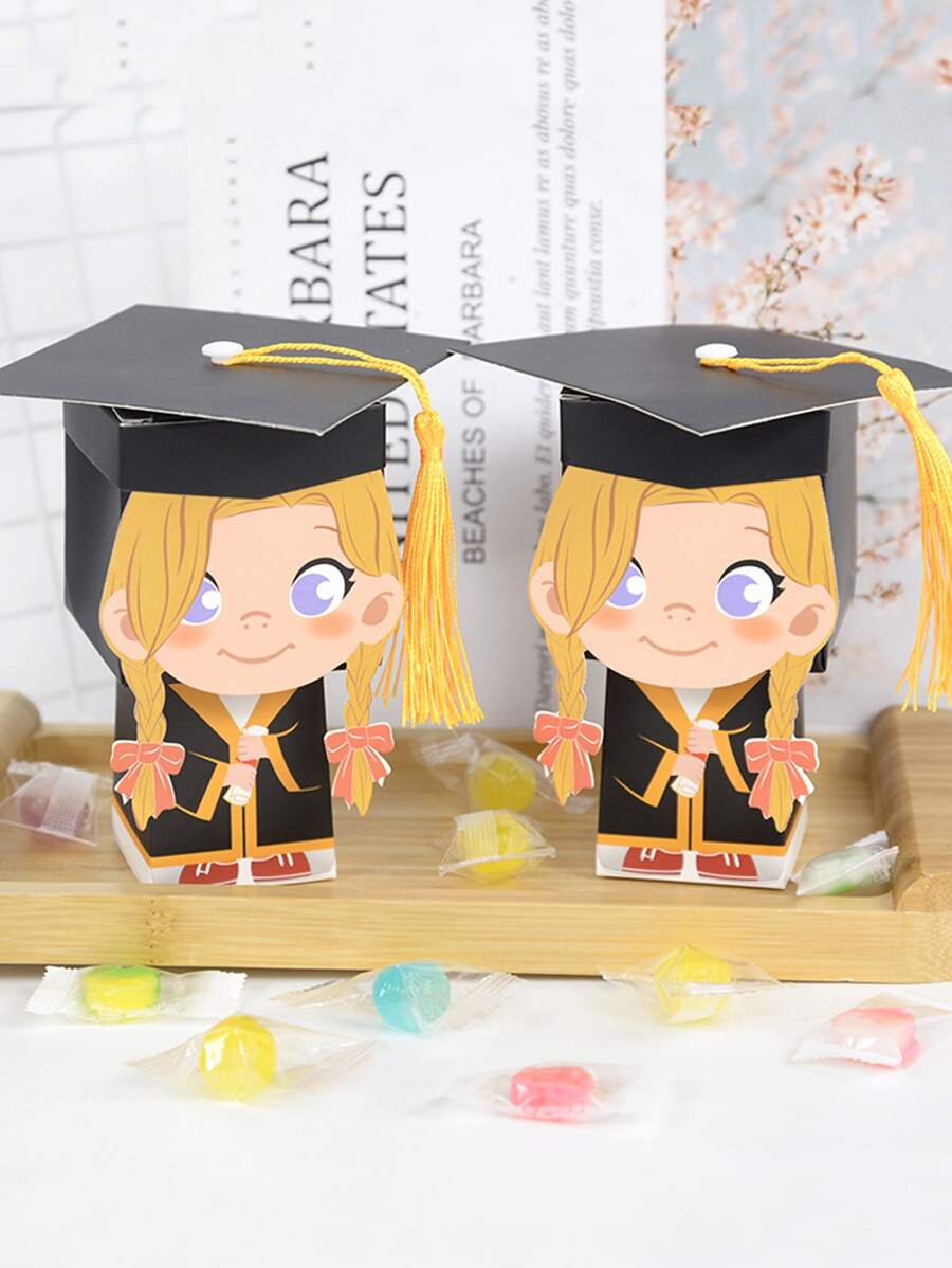 5pcs Cartoon Candy Packaging Box - Multicolor - View 1