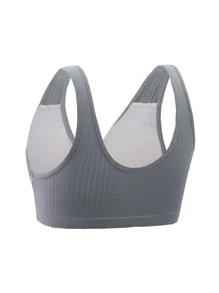 SHEIN Maternity 2packs Button Front Bra Set - Multicolor - View 7