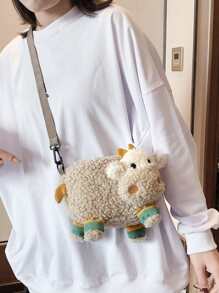 fluffy sheep bag